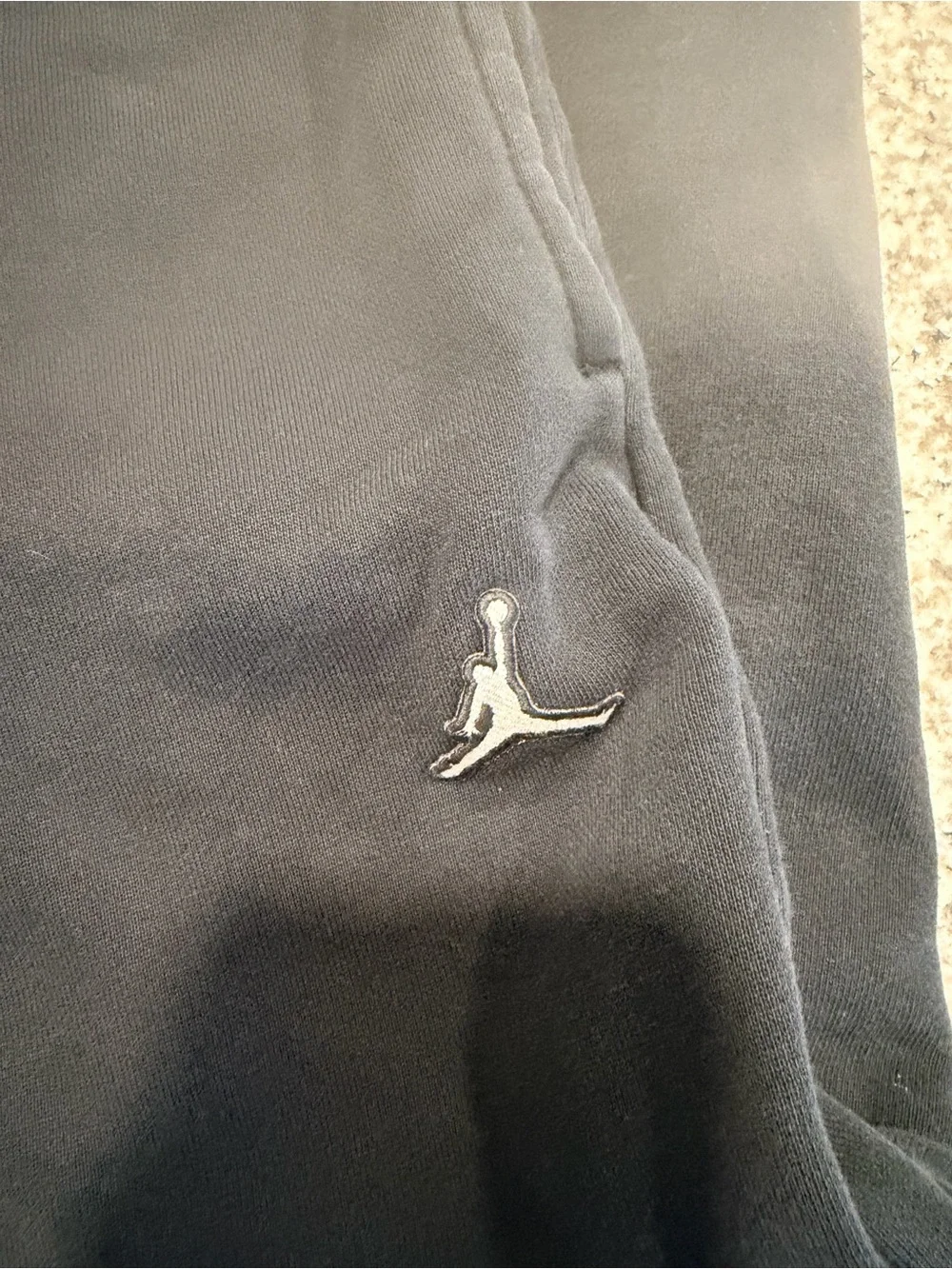Jordan Mens Black Fleece Jogger Pants